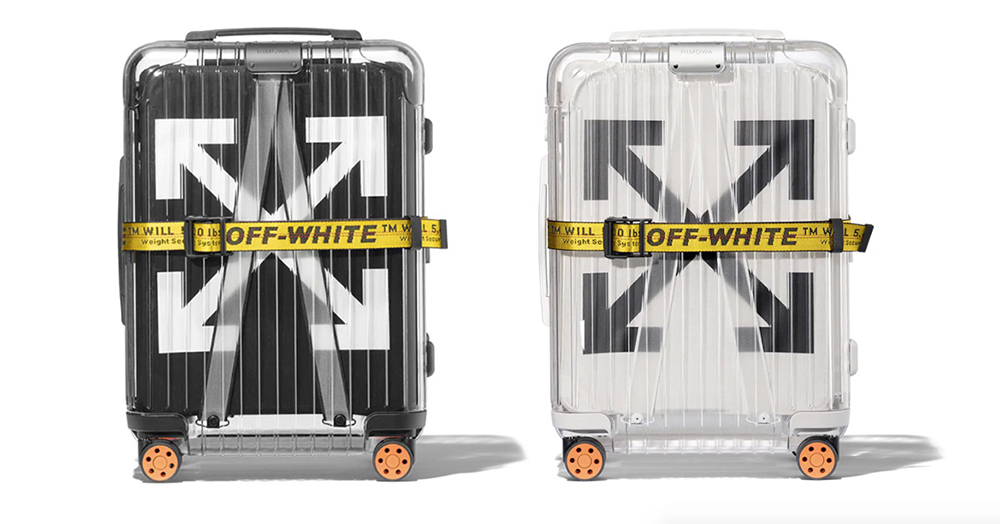 Off White, Rimowa, suitcase, limited edition, special edition, bőrönd, limitált