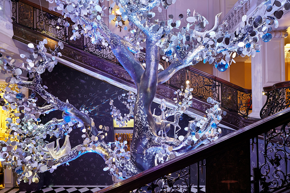 Claridge's, Diane von Fürtsenberg, karácsonyfa, christmas tree