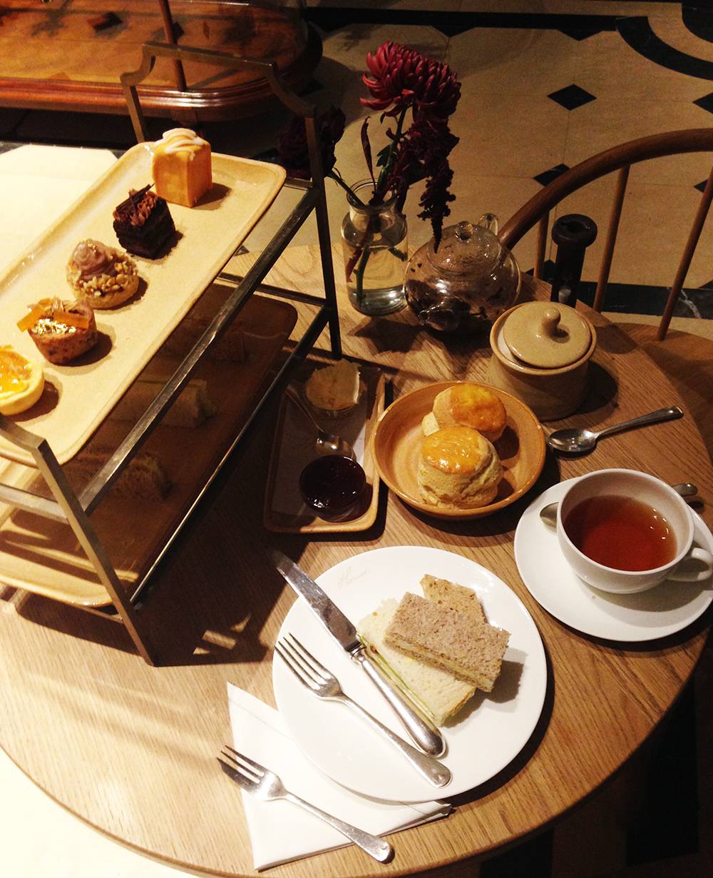 Thomas's, Burberry, cafe, Regent Street, London, afternoon tea