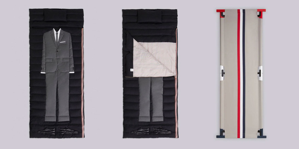 Thom Browne_sleeping bag_limited_fallwinter_2018_runway_bed