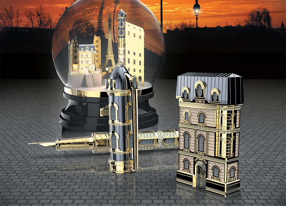 S.T. Dupont_pen_lighter_Paris_Párizs_toll_öngyújtó_limited edition_with love_limitált kollekció_ballpoint_fountain_rollerball_töltő