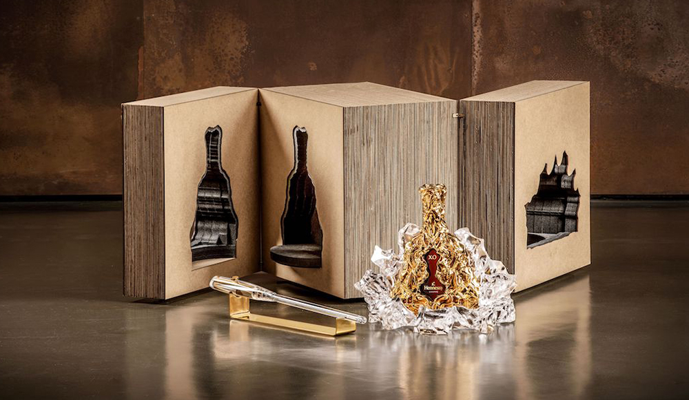 Hennessy X.O._Frank Gehry_limited edition_limitált