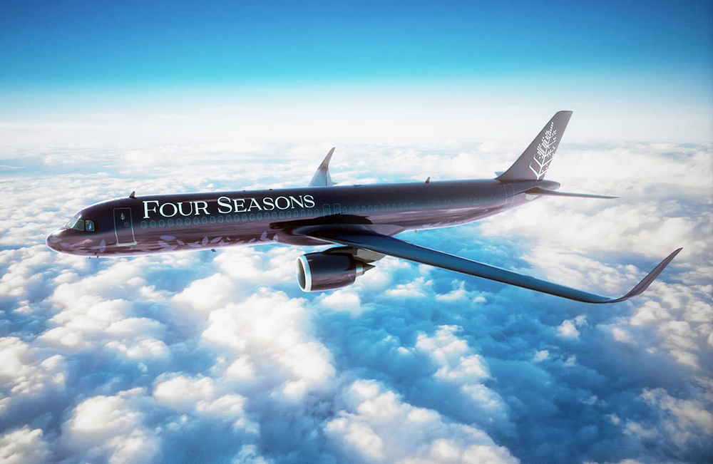Four Seasons private jet_repülőgép