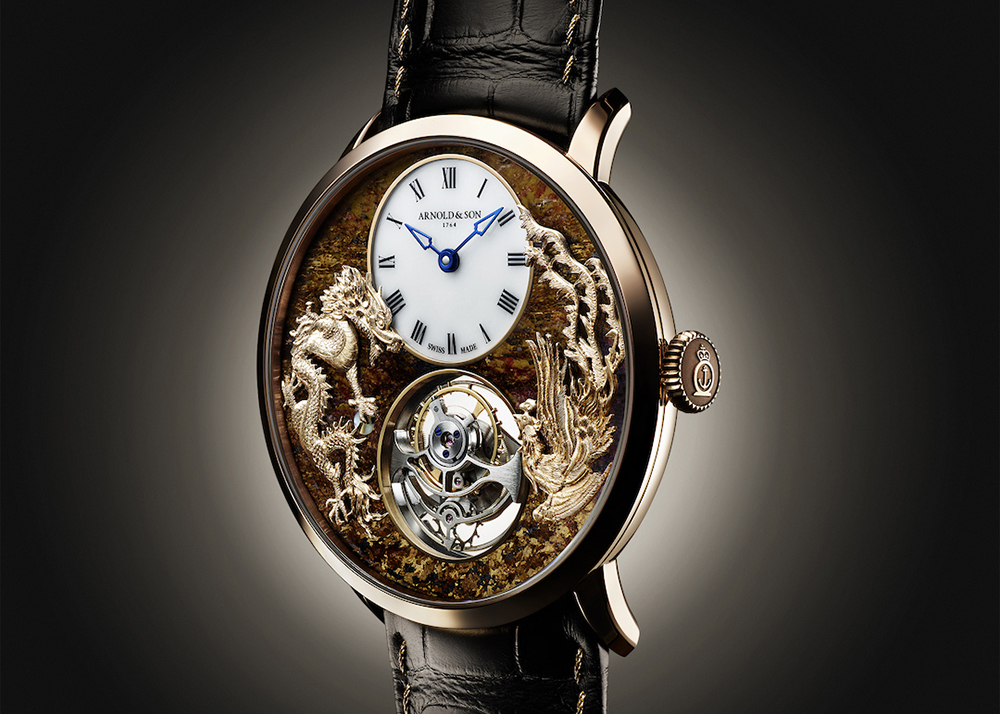 z Ultra-Thin Tourbillon Dragon&Phoenix_Arnold&Son_watch_karóra_chinese_kínai_gem_ásvány