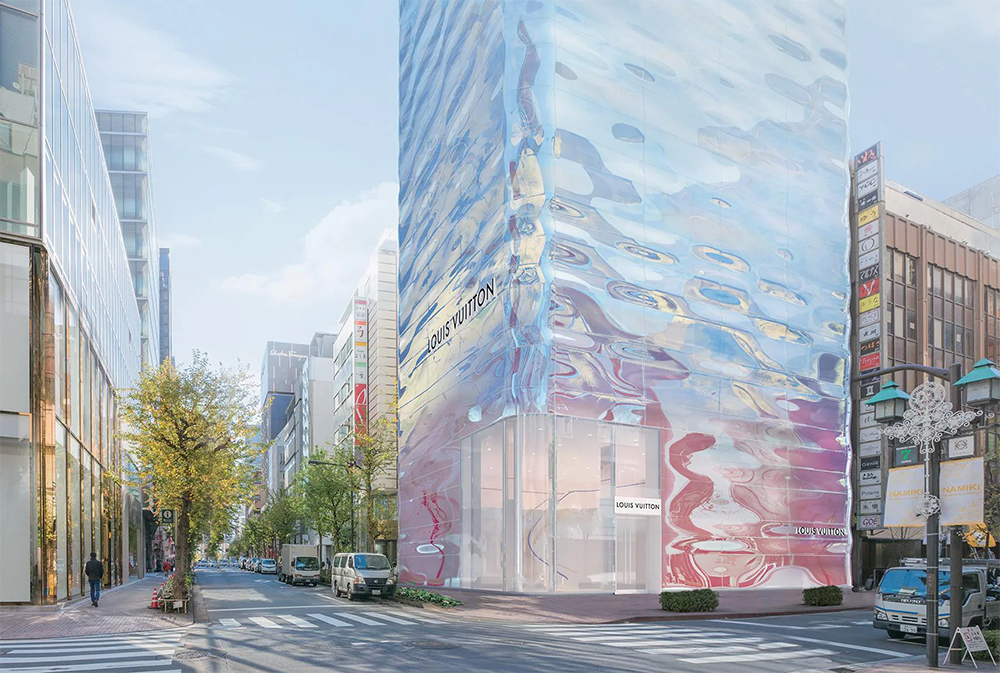 Louis Vuitton flagship store_üzlet_Tokyo_Tokió_Japan_Ginza_Le Cafe V