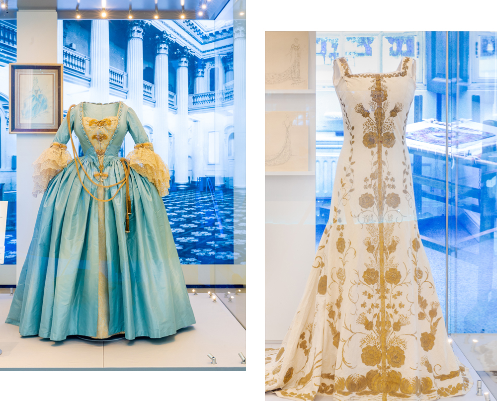 royal-style-in-the-making-exhibition-kensington-palace-gown-dress-ruha-quee-mother-margaret-margit-anyakiralyne